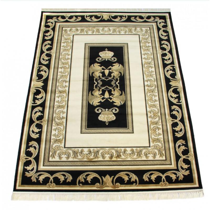 Dywan z meandrem Versace + dekor kremowy 100/140