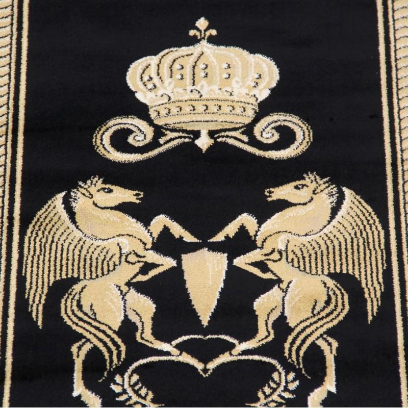 Dywan z meandrem Versace + dekor kremowy 100/140