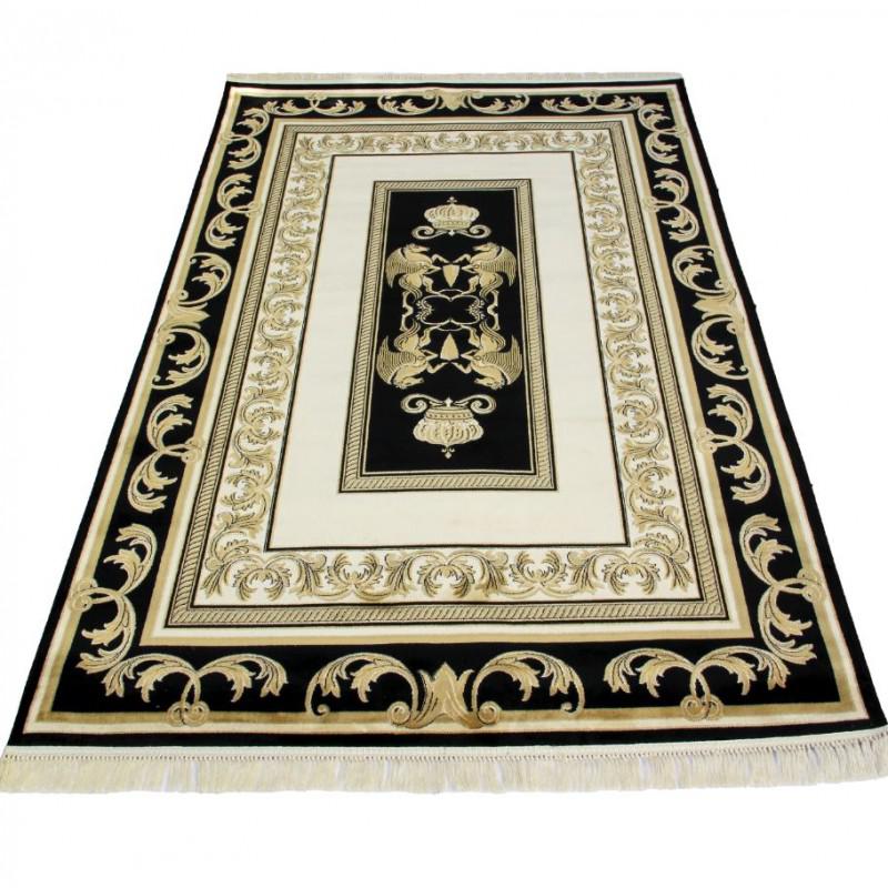 Dywan z meandrem Versace + dekor kremowy 100/140
