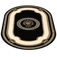 Dywan z meandrem Versace + lew czarny 152/230