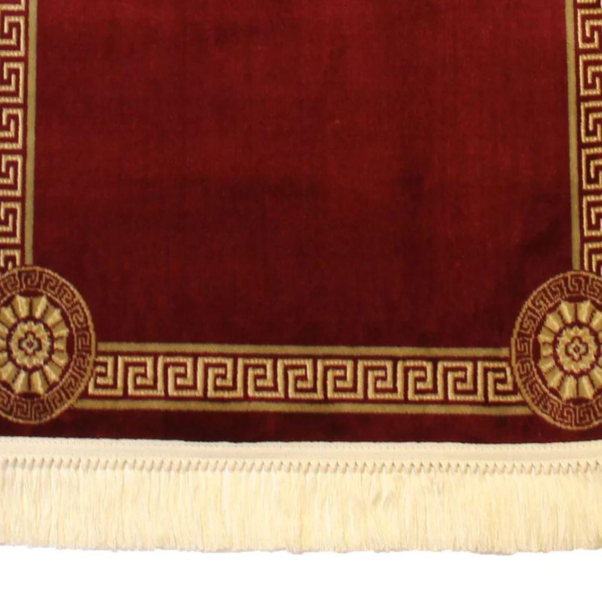 Dywan z meandrem Versace + waza bordo 100/140