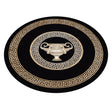 Dywan z meandrem Versace + waza czarny 152