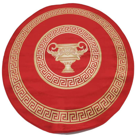 Dywan z meandrem Versace + waza czerwony 152