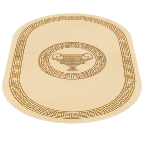 Dywan z meandrem Versace + waza kremowy 152/230