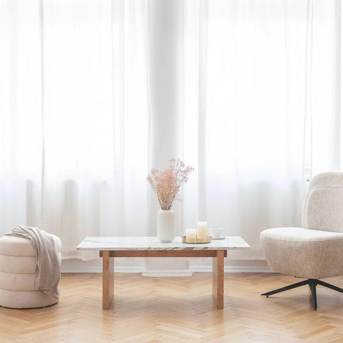 Egge - stolik z marmurowym blatem i dębową podstawą 110 cm / MH