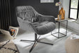 FOTEL BIG DUTCH SZARY AKSAMIT / 40009  / INVICTA INTERIOR