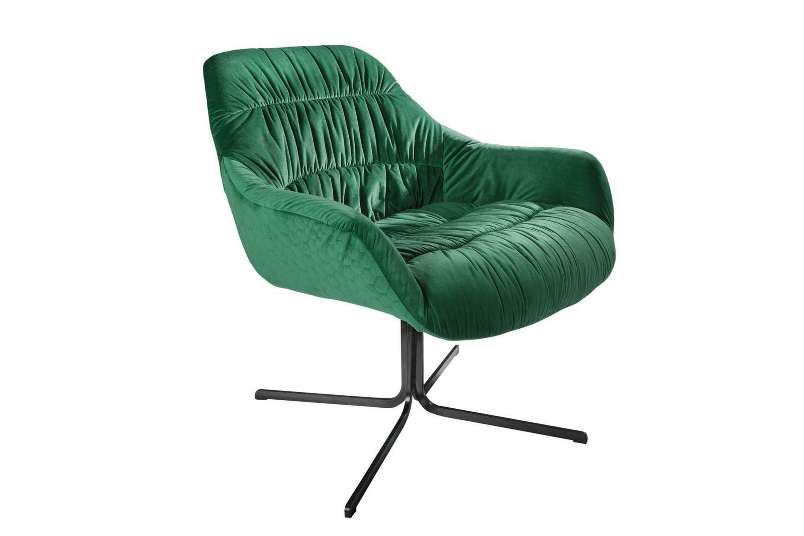 FOTEL BIG DUTCH SZMARAGDOWY AKSAMIT / 40011  / INVICTA INTERIOR
