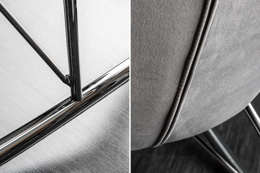 FOTEL BUJANY SCANDINAVIA SZARY / 39000  / INVICTA INTERIOR