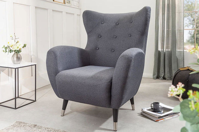 FOTEL DON ANTRACYTOWY / 40983  / INVICTA INTERIOR