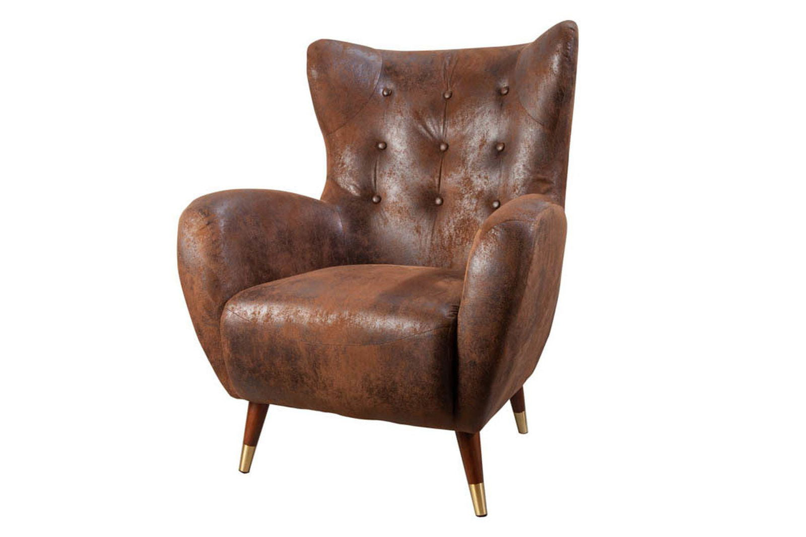 FOTEL DON ANTYCZNY BRĄZ / 40982  / INVICTA INTERIOR