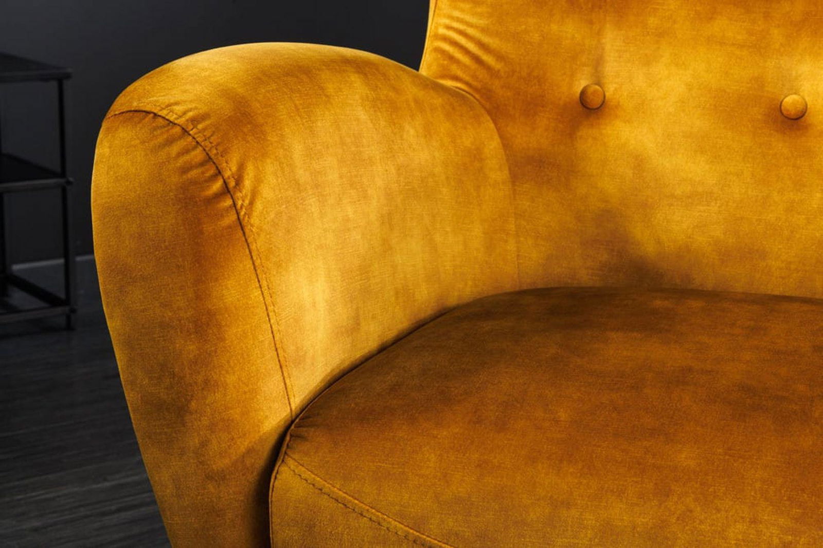 FOTEL DON ŻÓŁTY / 42640 / INVICTA INTERIOR / INVICTA INTERIOR