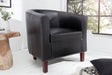 FOTEL HEMINGWAY CZARNY / 38478  / INVICTA INTERIOR