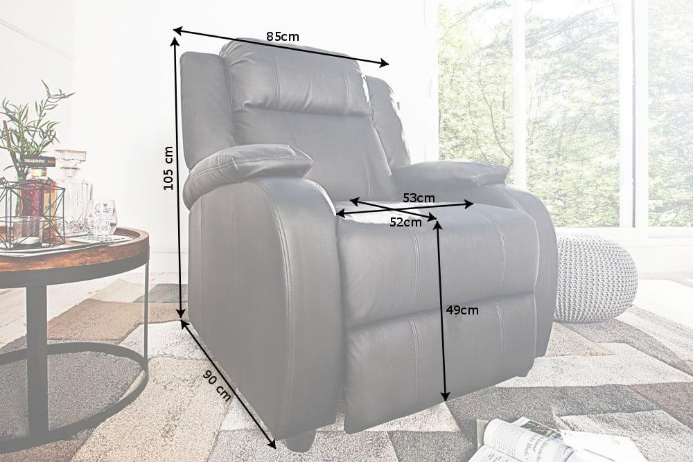 FOTEL HOLLYWOOD CZARNY / 36029 / INVICTA INTERIOR