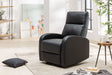 FOTEL RELAKSACYJNY HOLLYWOOD CZARNY / 40789  / INVICTA INTERIOR
