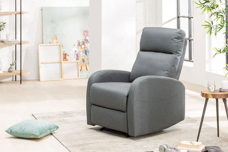 FOTEL RELAKSACYJNY HOLLYWOOD SZARY / 40790  / INVICTA INTERIOR