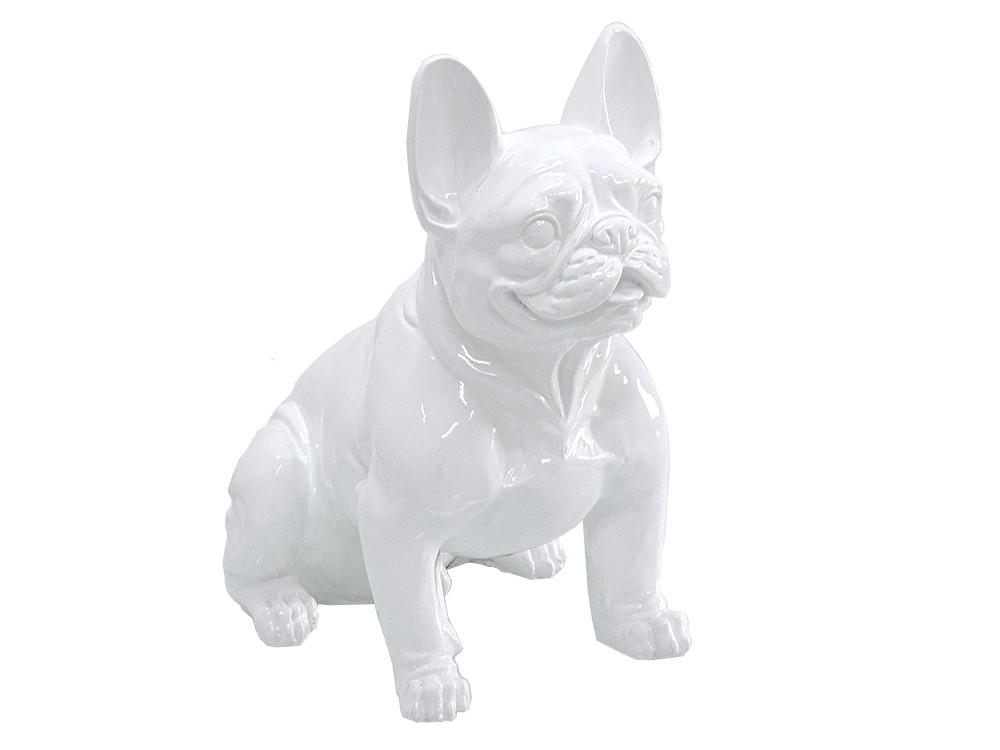 Figura buldog francuski biały