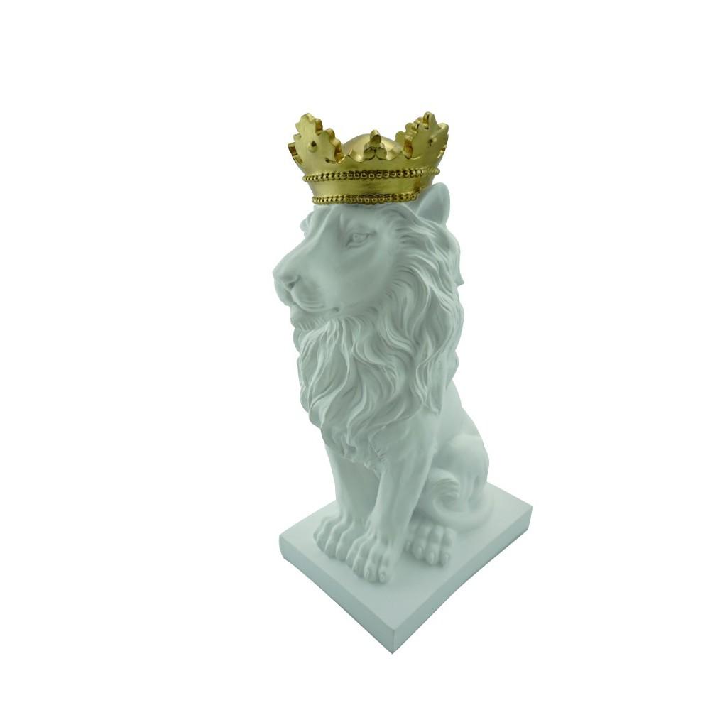Figura lew biały