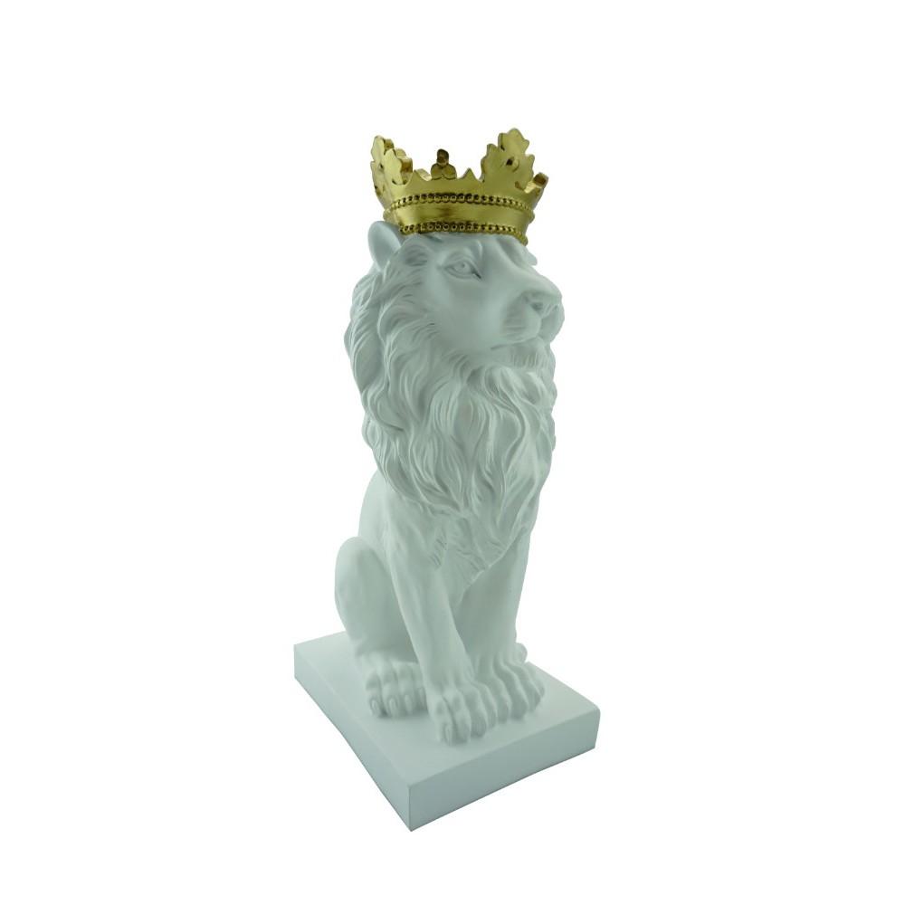 Figura lew biały