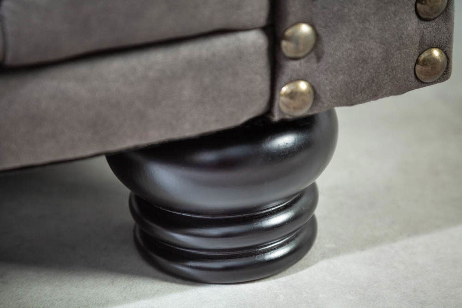 Fotel Chesterfield szary / 40519  / INVICTA INTERIOR