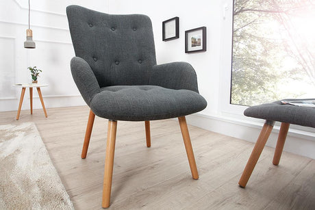 Fotel  Scandinavia szary  / 37886  / INVICTA INTERIOR