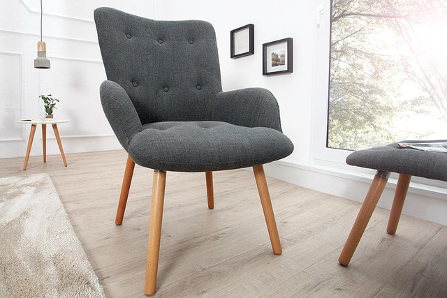 Fotel  Scandinavia szary  / 37886  / INVICTA INTERIOR