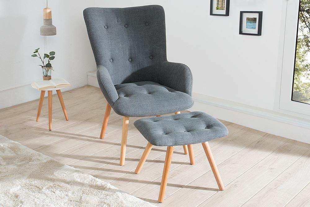 Fotel  Scandinavia szary  / 37886  / INVICTA INTERIOR
