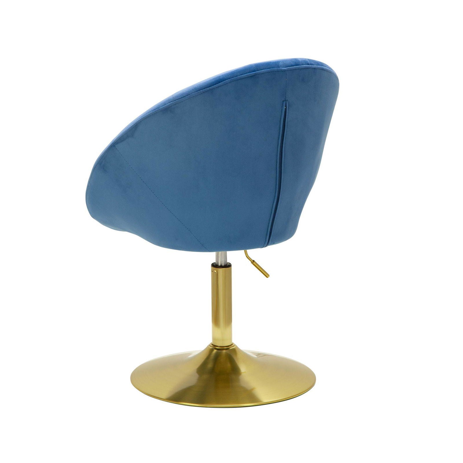 Fotel wypoczynkowy obrotowy Club Chair Velvet niebieski Wohnling / WL6.301