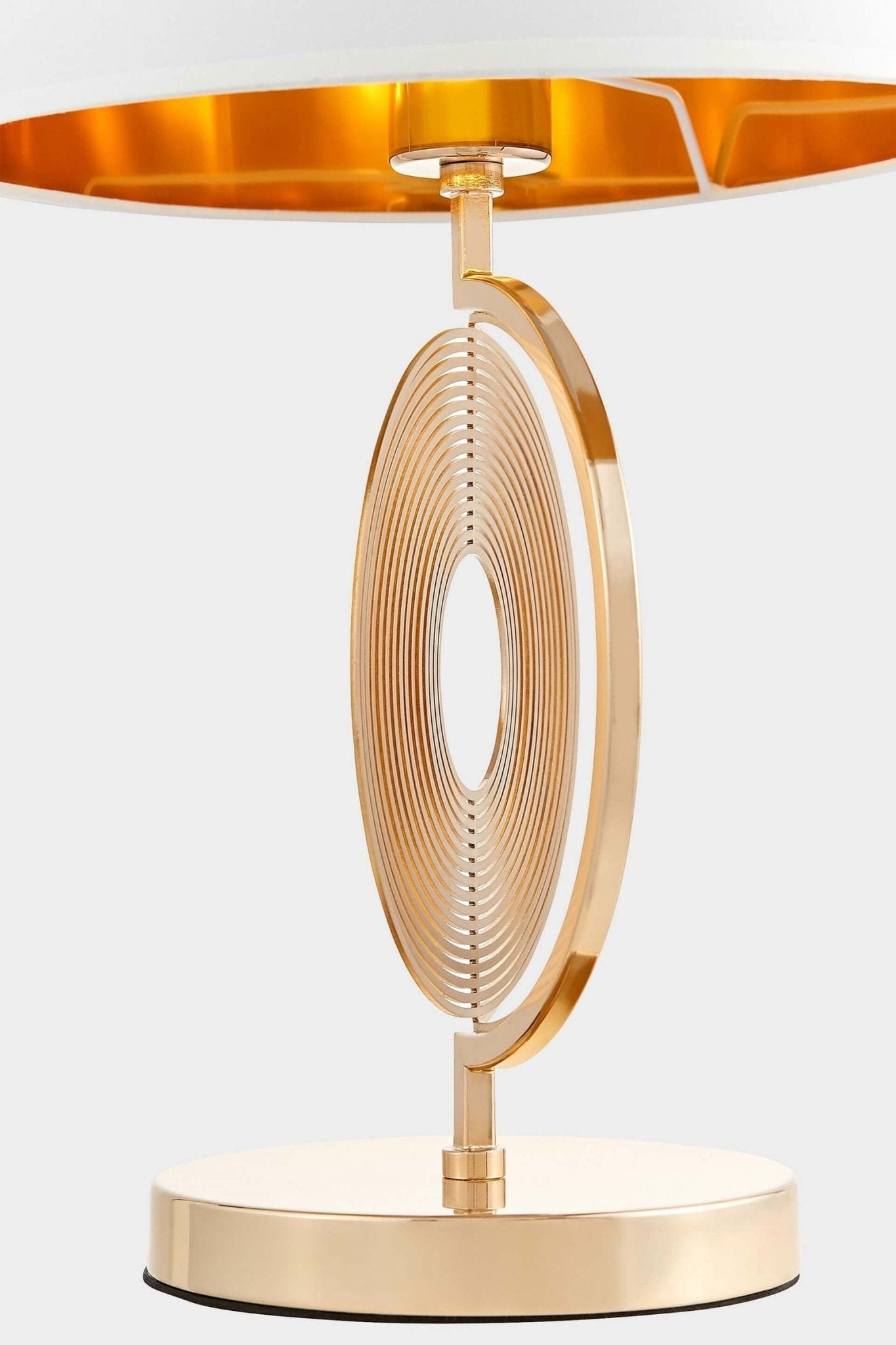 GLAMOUR LAMPA NOCNA BIAŁO - ZŁOTA MONTERONI
