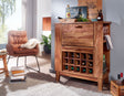 KOMODA / BAREK NA WINO DREWNO LITE Wohnling / WL6.541