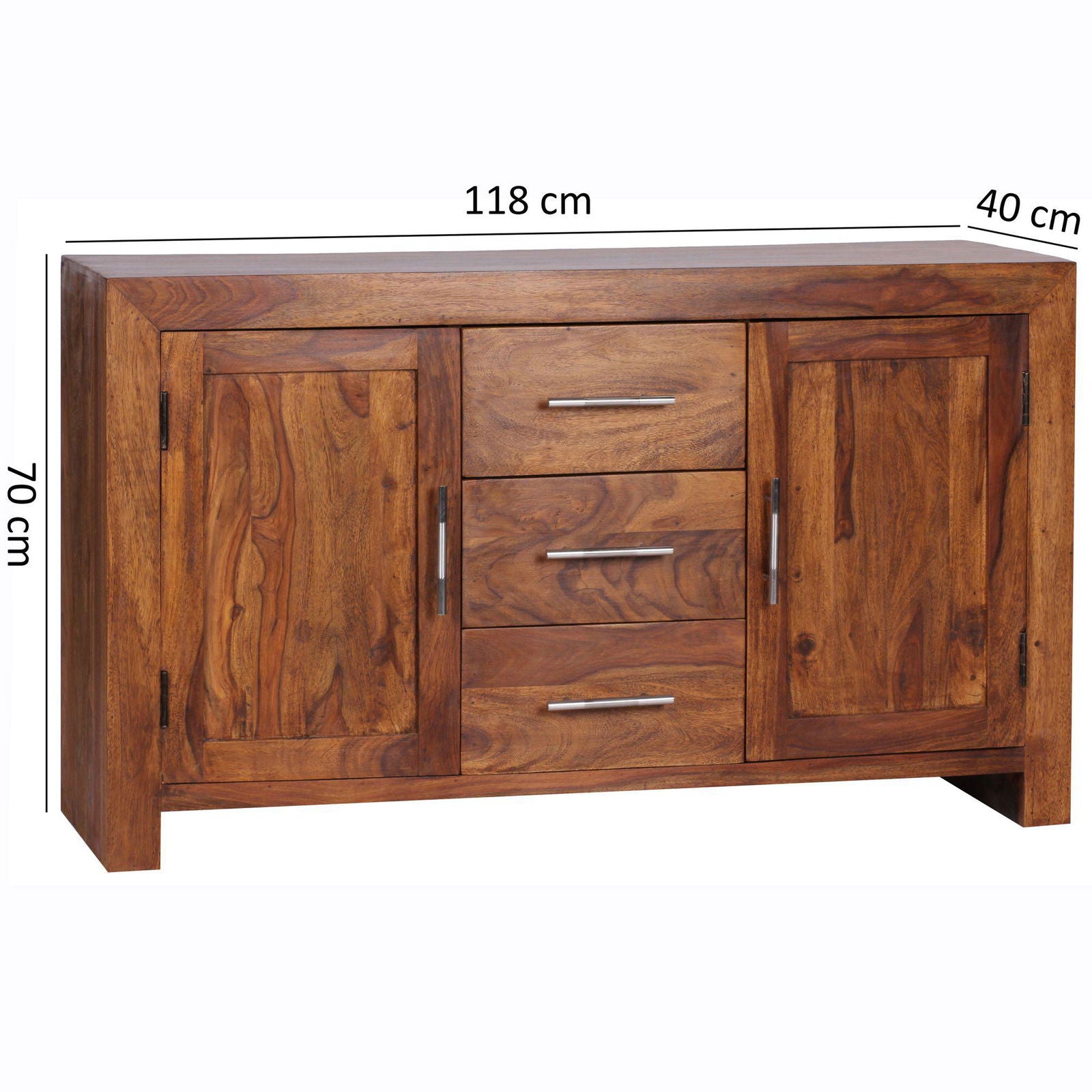 KOMODA DREWNO LITE  Sheesham Wohnling / WL1.201