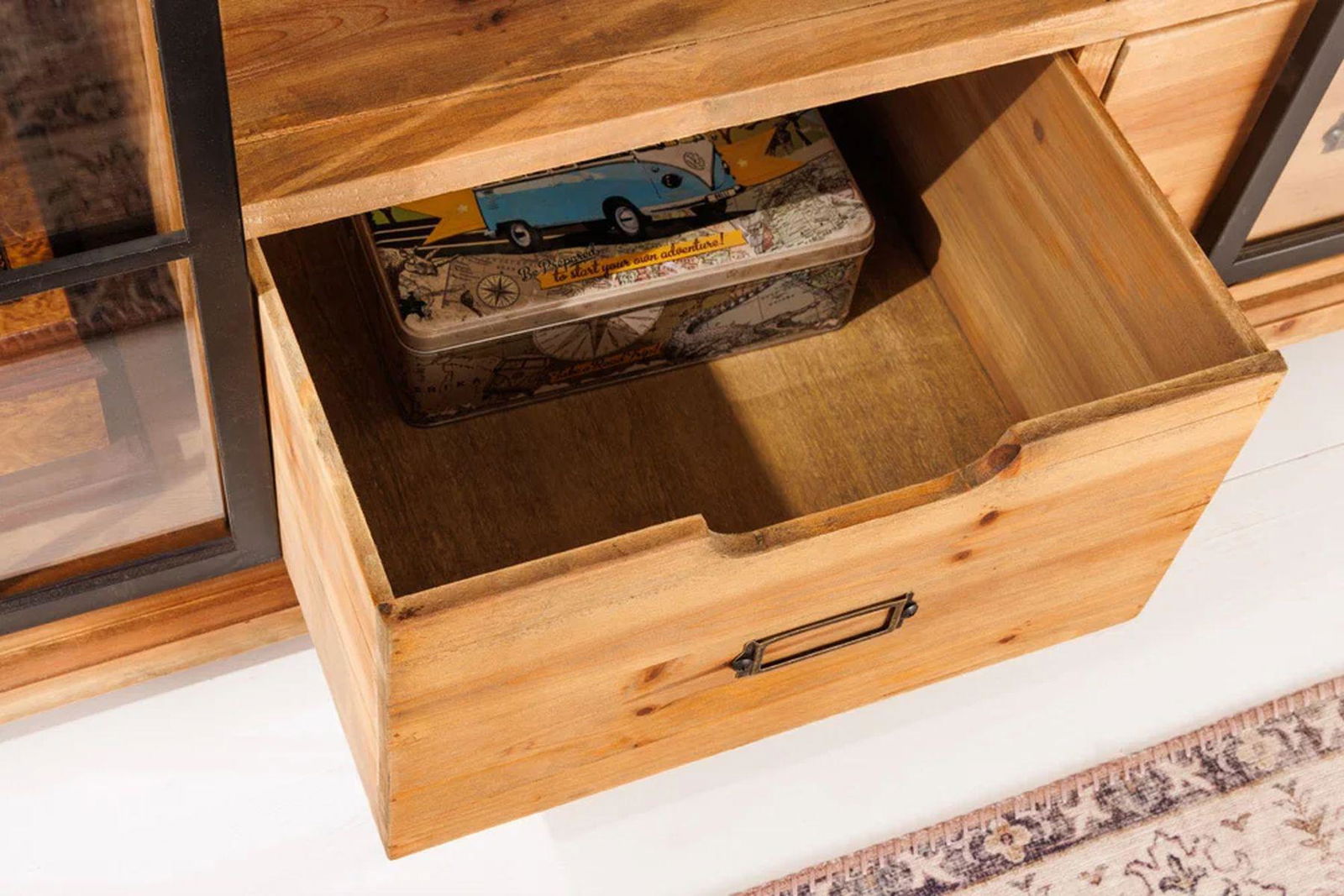 KOMODA HERITAGE OPTYKA DREWNO JODŁA 160 CM / 40882  / INVICTA INTERIOR