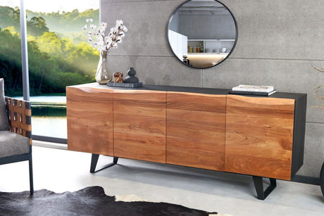 KOMODA ORGANIC ARTWORK AKACJA 180CM / 43304 / INVICTA INTERIOR