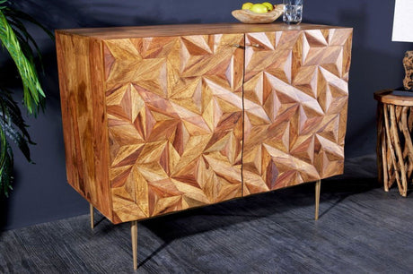 KOMODA STONE FINISH  SHEESHAM 90 CM / 43450 / INVICTA INTERIOR