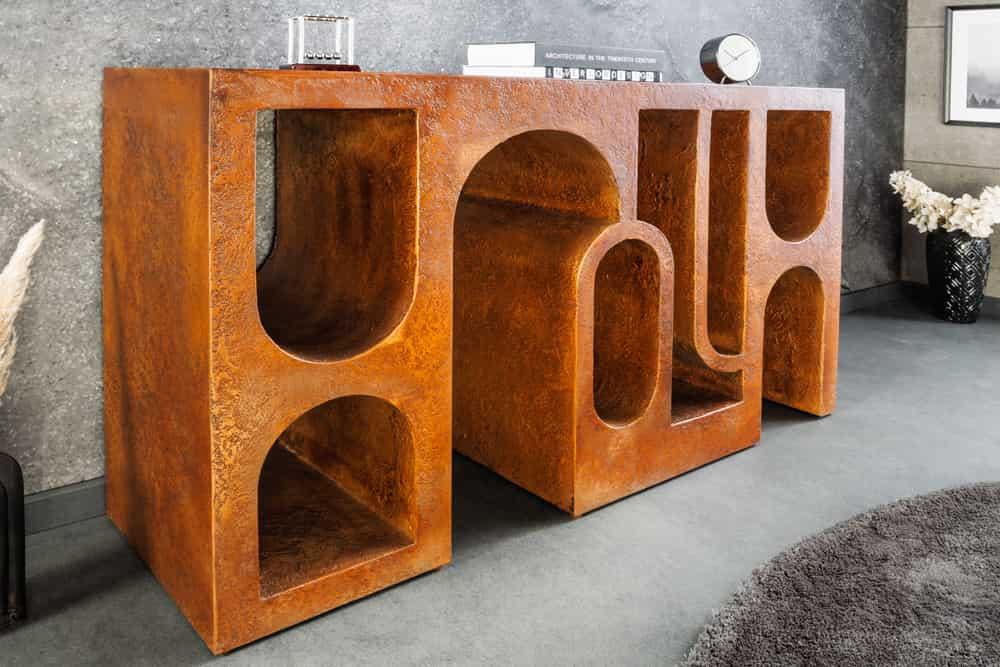 KONSOLA ART AMBIENTE KOLOR MIEDZIANY / 44309 / INVICTA INTERIOR