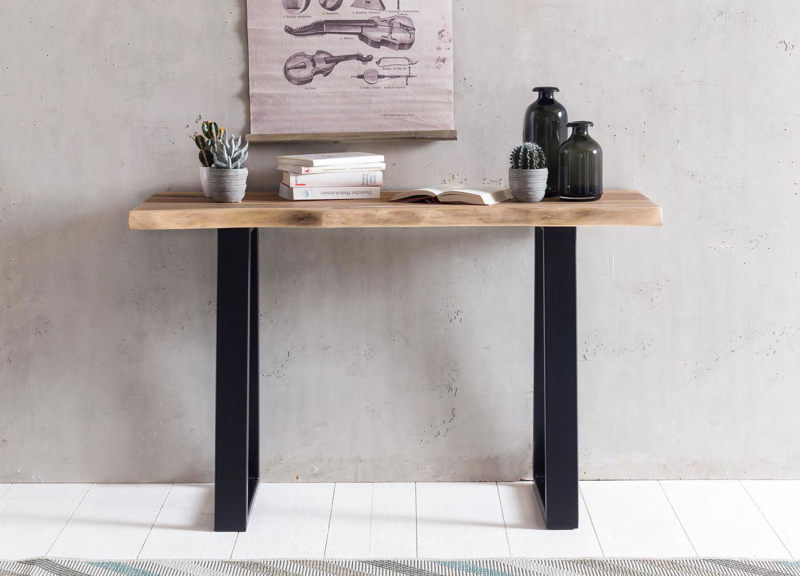 KONSOLA Wohnling GAYA DREWNO LITE AKACJA /  WL1.829