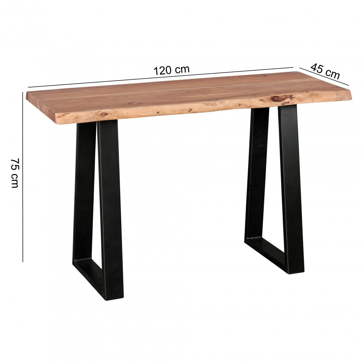 KONSOLA Wohnling GAYA DREWNO LITE AKACJA /  WL1.829
