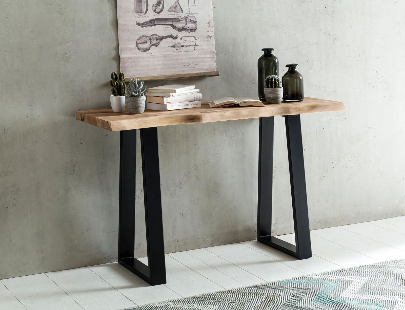 KONSOLA Wohnling GAYA DREWNO LITE AKACJA /  WL1.829