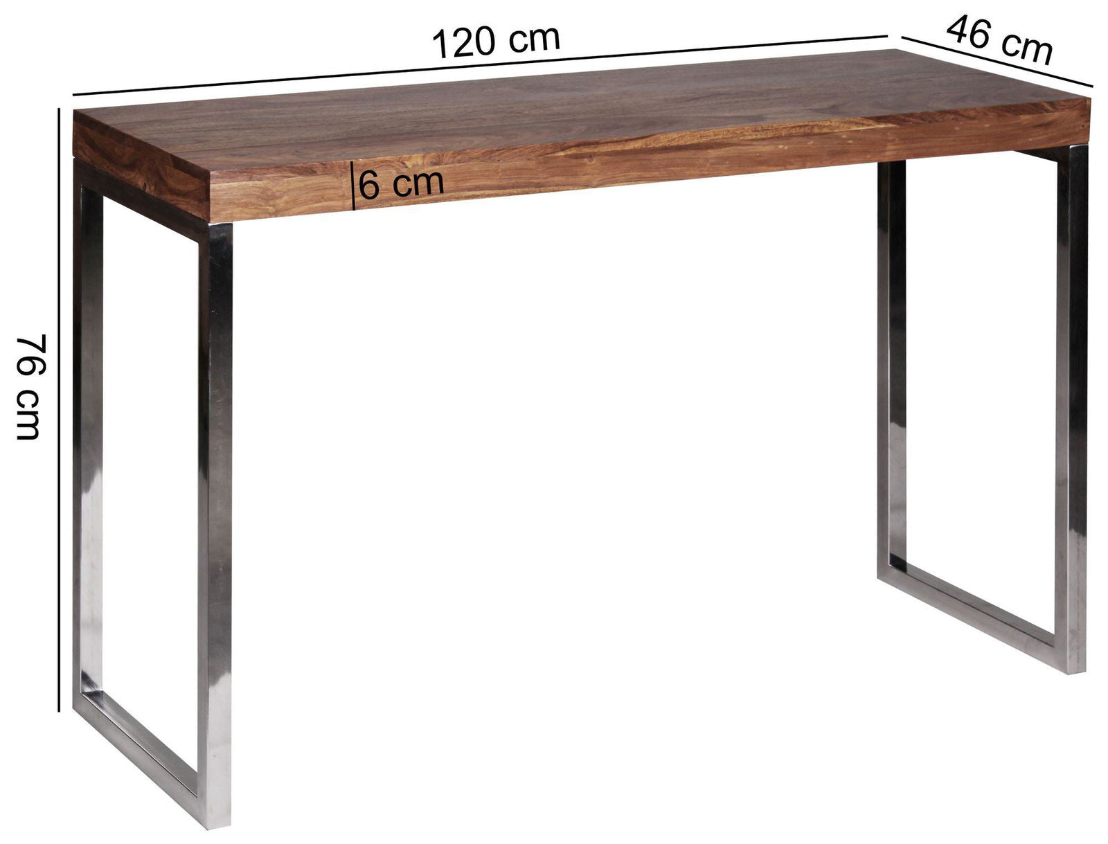 KONSOLA Wohnling GUNA DREWNO LITE SHEESHAM 120 CM / WL1.306