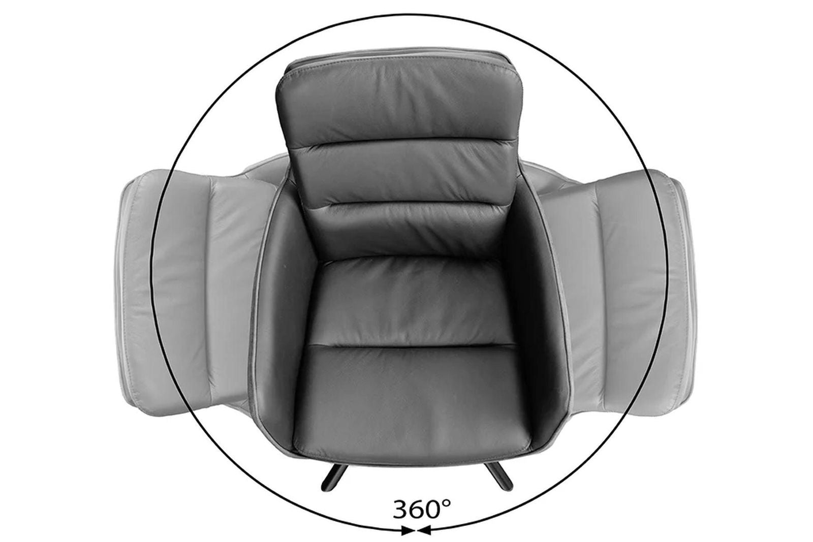 KRZESŁO BIG GEORGE ANTRACYT / 43636 / INVICTA INTERIOR