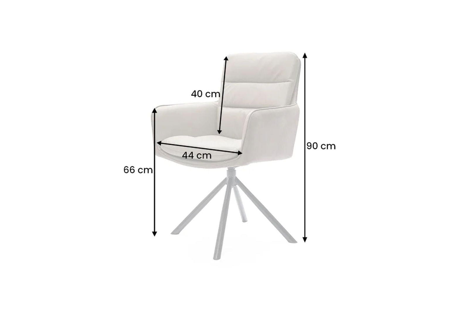 KRZESŁO BIG GEORGE ANTRACYT / 43636 / INVICTA INTERIOR