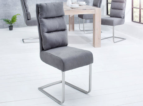 KRZESŁO COMFORT SZARY / 38394 / INVICTA INTERIOR