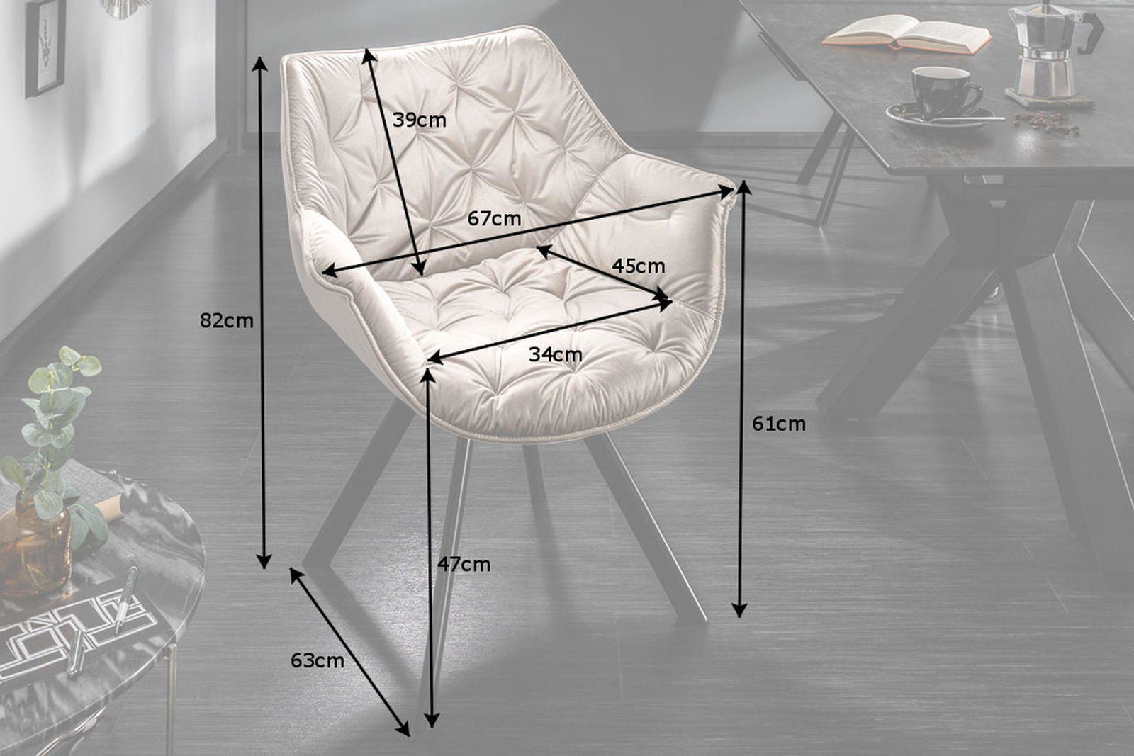 KRZESŁO DUTCH COMFORT / 39177 / INVICTA INTERIOR