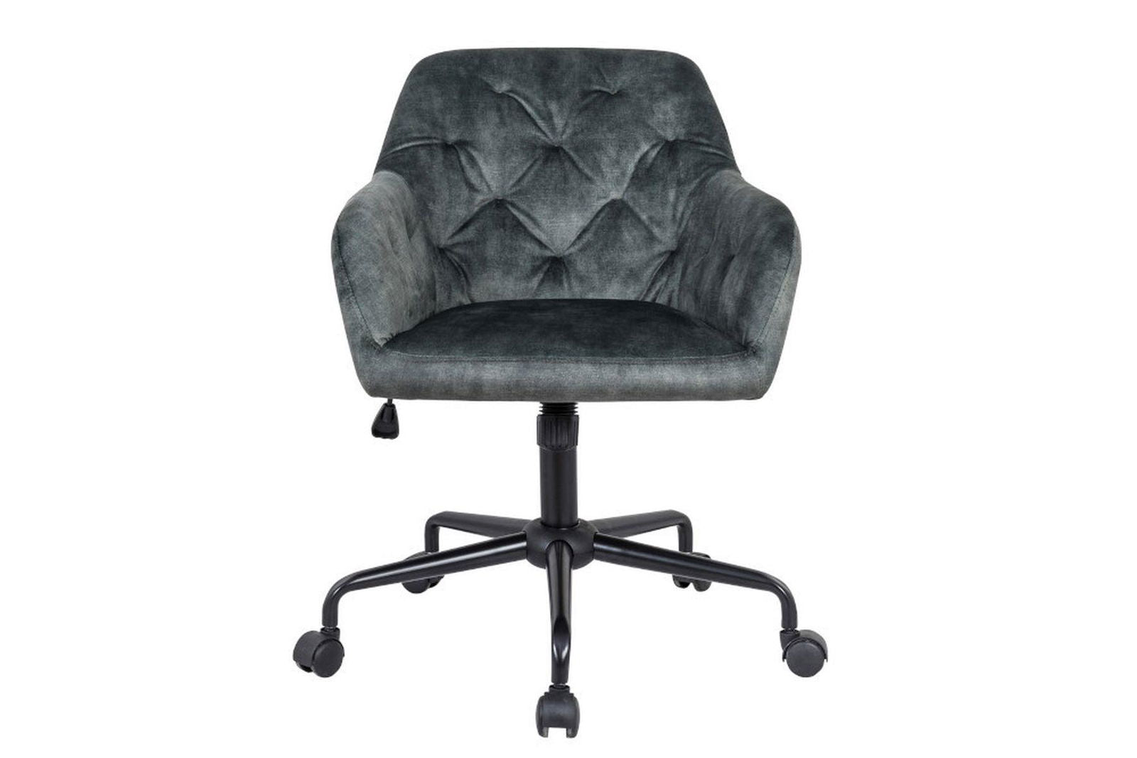 KRZESŁO DUTCH KOMFORT SZARY AKSAMIT / 40304 / INVICTA INTERIOR