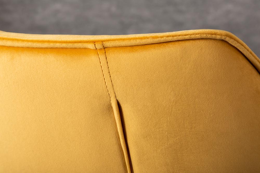 KRZESŁO DUTCH KOMFORT ŻÓŁTE / 40008 / INVICTA INTERIOR