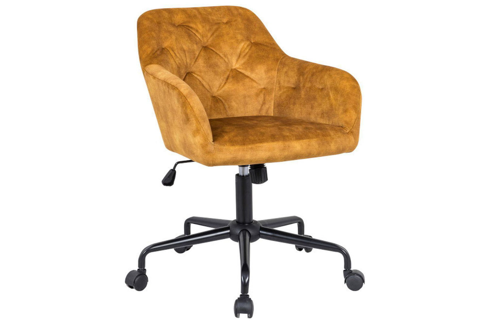 KRZESŁO DUTCH KOMFORT ŻÓŁTY AKSAMIT / 40303 / INVICTA INTERIOR