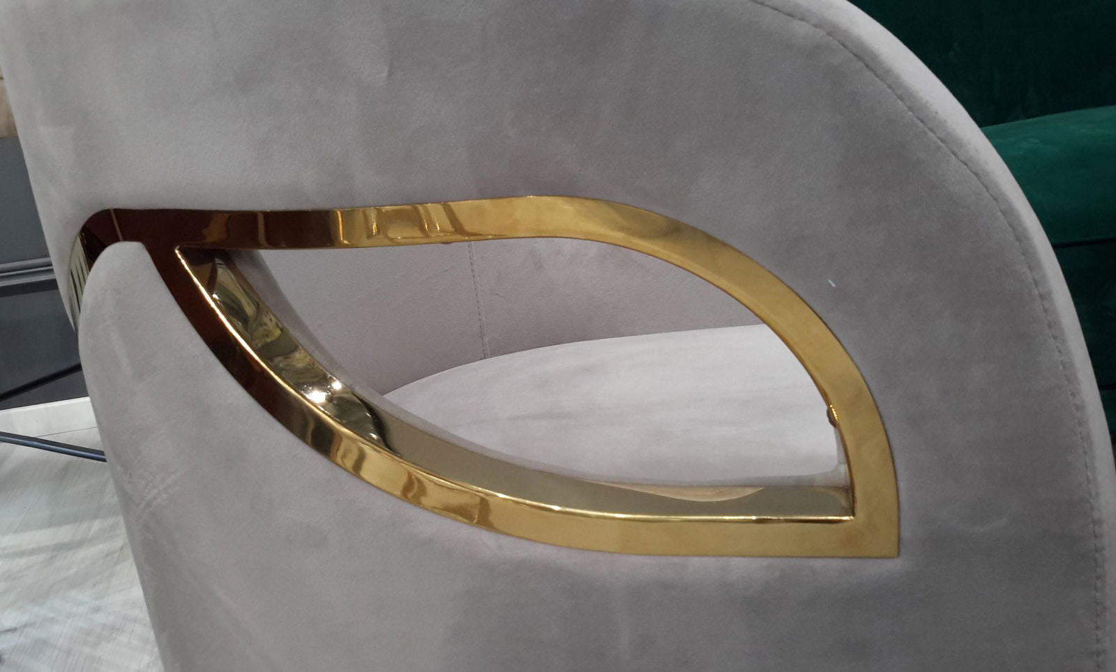 KRZESŁO EXCLUSIVE GOLD / beż / ART