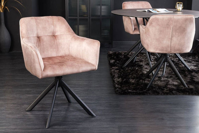 KRZESŁO LOFT OBROTOWE BEŻOWE / 42391 / INVICTA INTERIOR