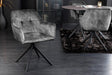 KRZESŁO LOFT OBROTOWE SZARE / 42390 / INVICTA INTERIOR