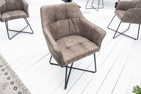 KRZESŁO LOFT SZARE / 39530 / INVICTA INTERIOR