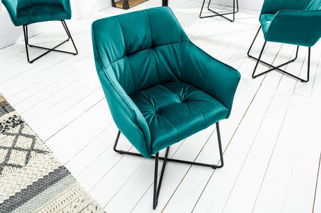 KRZESŁO LOFT TURKUSOWE / 38861 / INVICTA INTERIOR